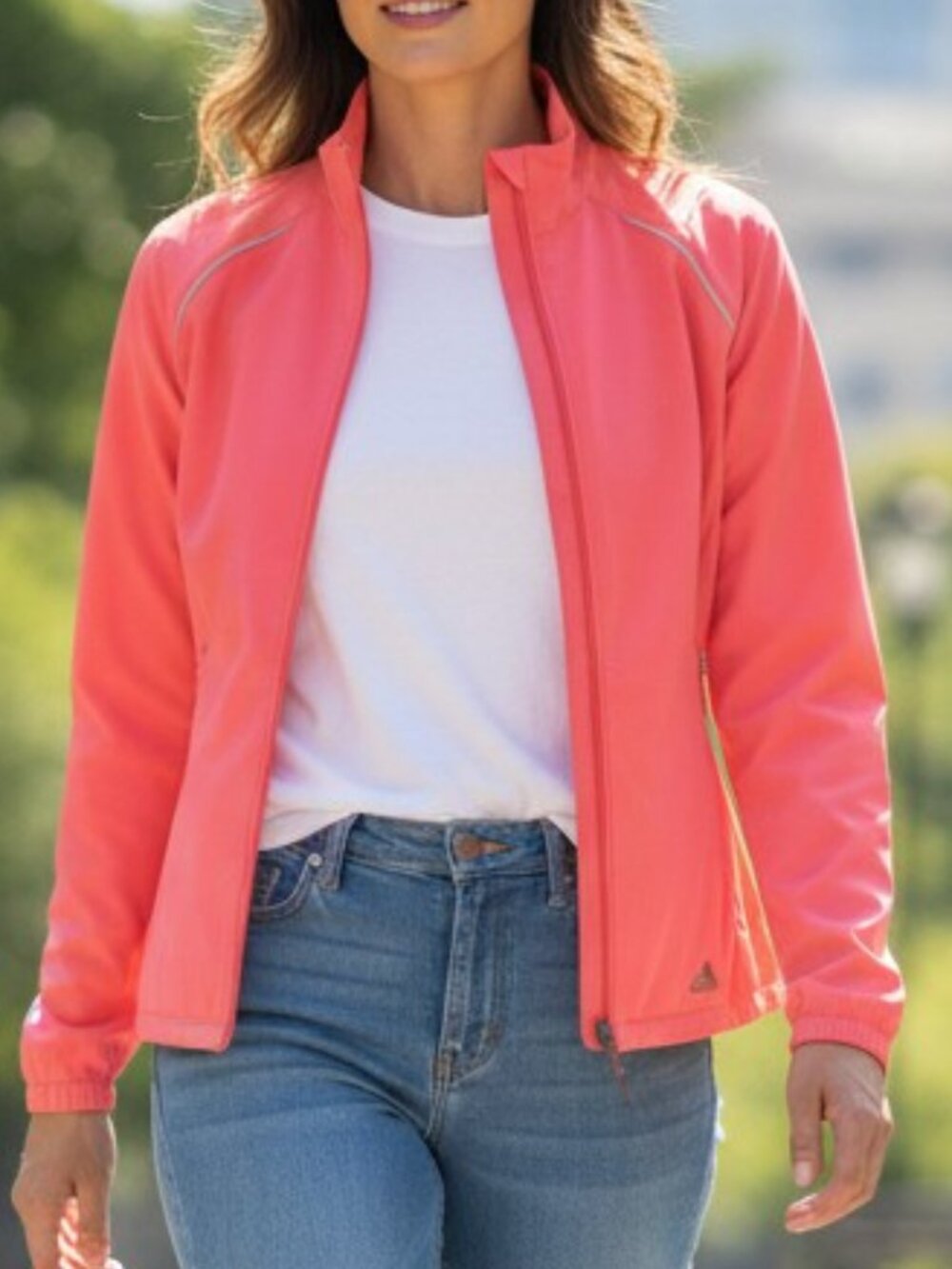 Adidas Coral Lightweight Full-Zip Jacket